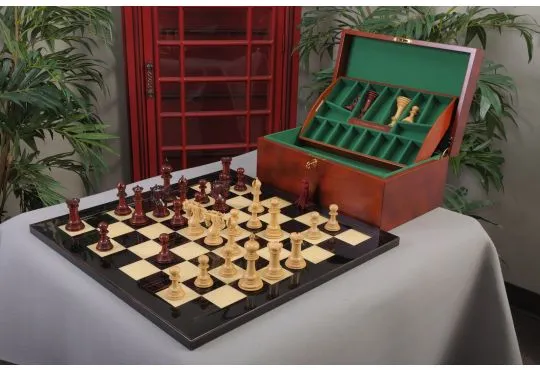 The Benevento Forever Series Wood Chess Set, Box, & Board Combination