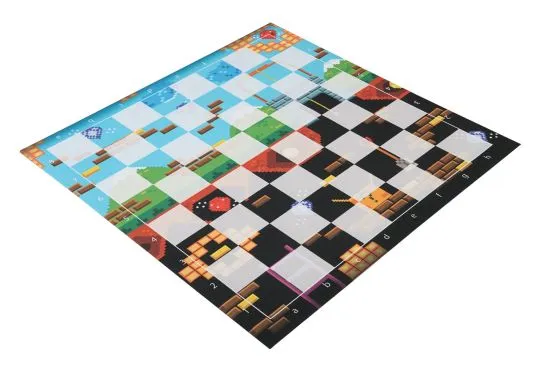8 Bit Heaven - Full Color Thin Mousepad Chess Board