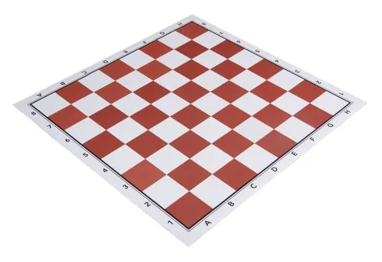 Brown - Full Color Thin Mousepad Chess Board
