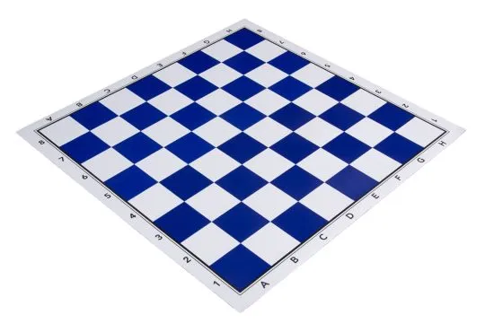 Navy Blue - Full Color Thin Mousepad Chess Board