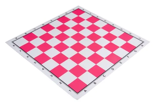 Pink - Full Color Thin Mousepad Chess Board