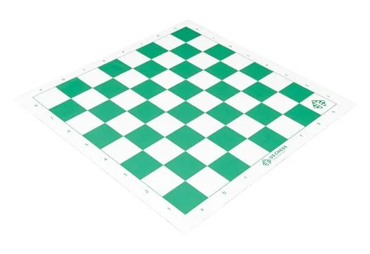 CLEARANCE - US Chess Federation Thin Mousepad Chess Board - GREEN 