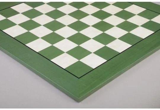 CLEARANCE - Greenwood and Maple Classic Traditional Chess Board - 2.5" Squares - Satin Finish