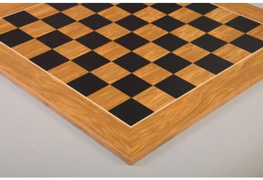 CLEARANCE - Olivewood and Blackwood Classic Traditional Chess Board - 2.5" Squares