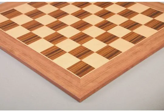 The House of Staunton Folding Standard Traditional Chess Board 2.25 Birds Eye Maple & Greenwood 