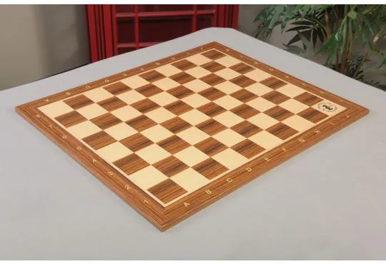 Mahogany and Maple Wooden Tournament Chess Board