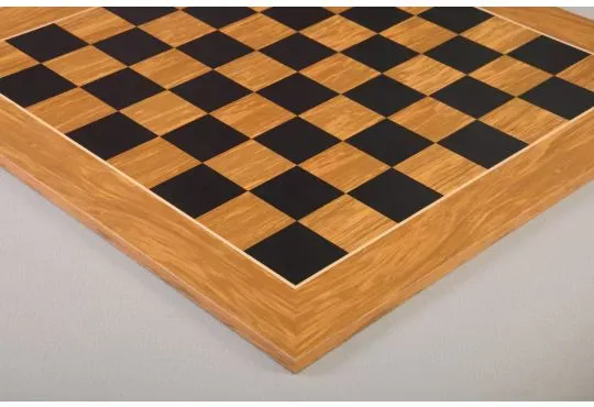 CLEARANCE - Olivewood and Blackwood Classic Traditional Chess Board - 2.25" Squares