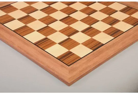 CLEARANCE - Indian Rosewood and Maple Classic Traditional Chess Board - 2.25" Squares