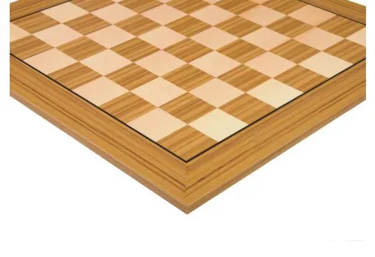 CLEARANCE - Walnut and Maple Classic Traditional Chess Board - 2.25" Squares