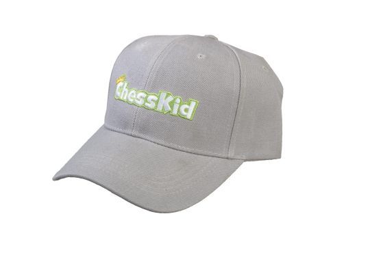 ADULT - ChessKid Baseball Hat - Gray