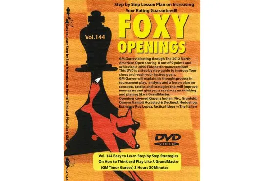 Foxy Better Chess Now Set of 4 DVDs