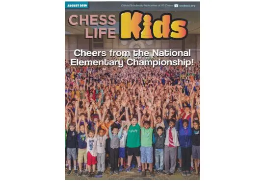 CLEARANCE - Chess Life For Kids Magazine - August 2018 Issue