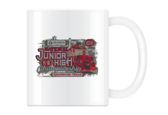 2019 USCF Junior High Chess Championship Commemorative Coffee Cup