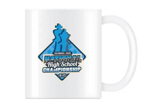 2020 National High School Chess Championship Commemorative Coffee Cup