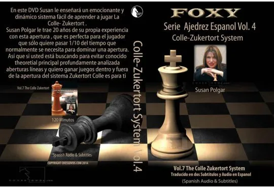CHESSDVDS.COM IN SPANISH - WINNING CHESS THE EASY WAY - #7 - The Colle-Zukertort System - VOL. 4