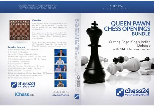 Queen's Pawn Chess Openings Bundle by Chess24