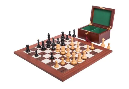 The Dubrovnik Chess Set, Box, & Board Combination