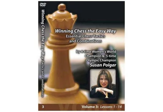 E-DVD WINNING CHESS THE EASY WAY - VOLUME 3 - Essential Chess Tactics and Combinations