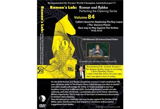ROMAN'S LAB - VOLUME 84 - Rybka's Quest for Replacing the Ruy Lopez
