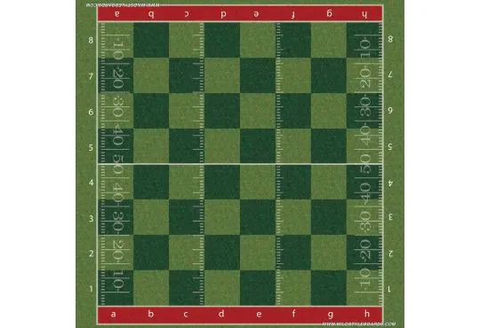 Football - Full Color Vinyl Chess Board