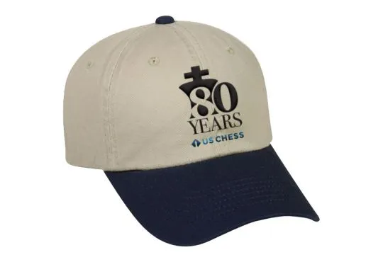 80th Anniversary US Chess Federation Baseball Hat