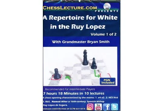 A Repertoire for White in the Ruy Lopez - Chess Lecture - Volume 183 - 2 DVDs