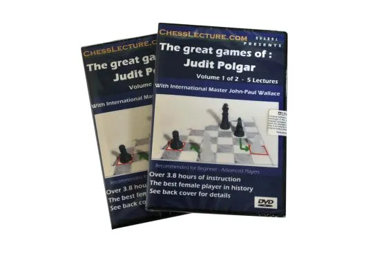 The Great Games of Judit Polgar - 2 DVD's - Chess Lecture - Volume 31