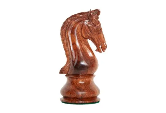 The Imperial Collector Paperweight - Indian Rosewood - KNIGHT- 6" Tall