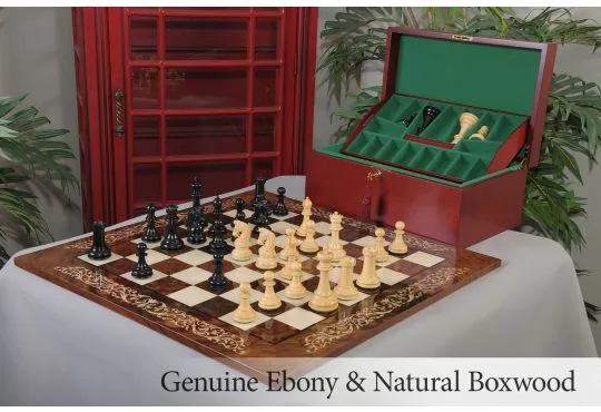 The Sultan Series Luxury Chess Set, Box, & Board Combination