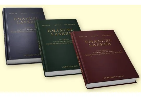 PRE-ORDER - Emanuel Lasker -  His Complete Library