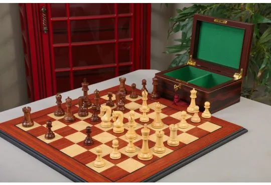 The Leningrad Series Chess Set, Box, & Board Combination