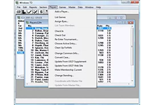 MAC - WinTD Tournament Director Software