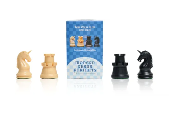 Fortress and Unicorn - Musketeer Chess Variant Kit - 4 Set
