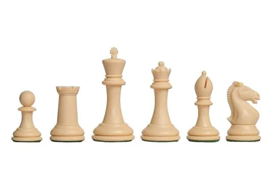The Hastings Series Plastic Chess Pieces - 3.875" King