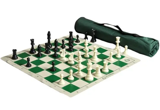 US Chess Quiver Tournament Chess Set Combination Triple Weighted