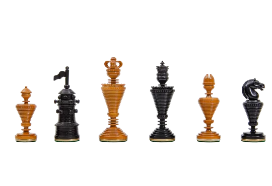 The Anglo-Dutch Reproduction Series Luxury Wood Chess Pieces - 4.75" King