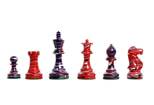 The Americana Series Chess Pieces - 4.0" King