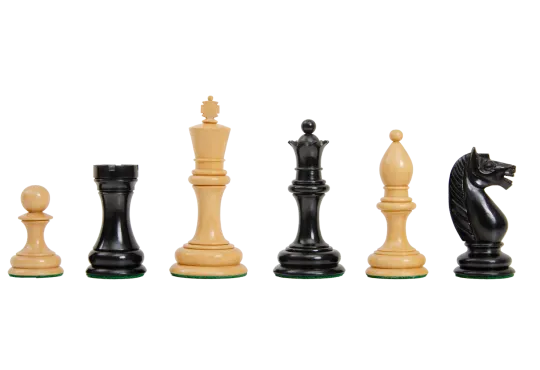 The Botvinnik Flohr Series Luxury Chess Pieces - 4.0" King