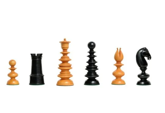 The Calvert Series Luxury Chess Pieces - From the Camaratta Collection - 4.4" King
