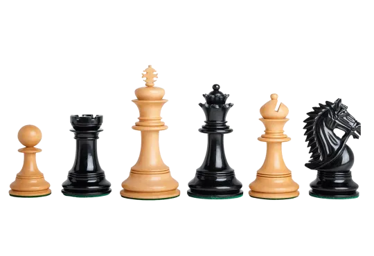 The Chesterfield Series Luxury Chess Pieces - 4.4" King 