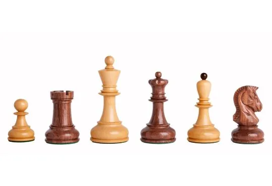 The Dubrovnik Series Gilded Chess Pieces - 3.75" King