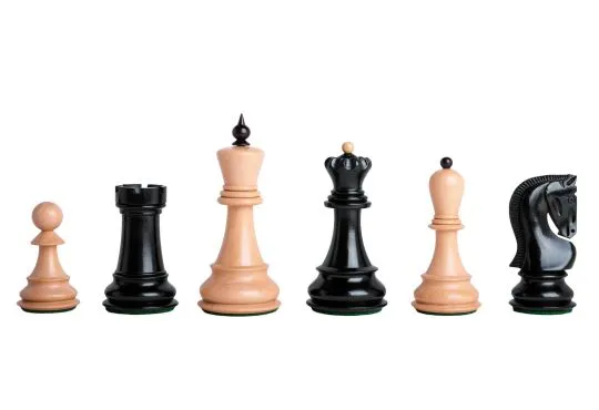 The Zagreb '59 Series Chess Pieces - 3.875" King - LACQUERED