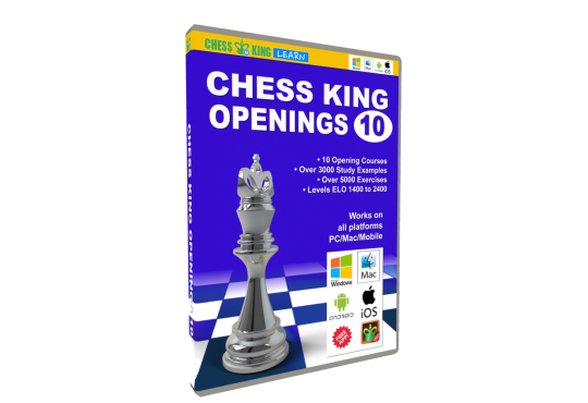 Chess King Learn Openings 10 - Forever Pack All Platforms