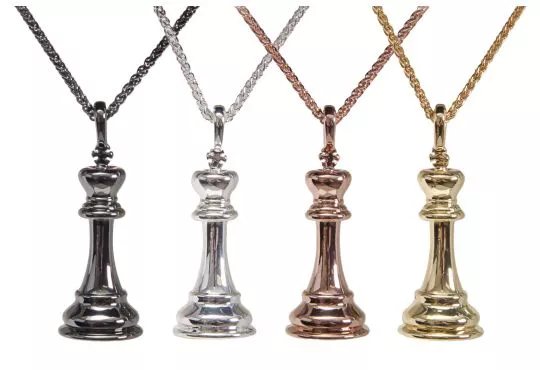 Caissa™ Collection Chess Pendant Necklace – KING