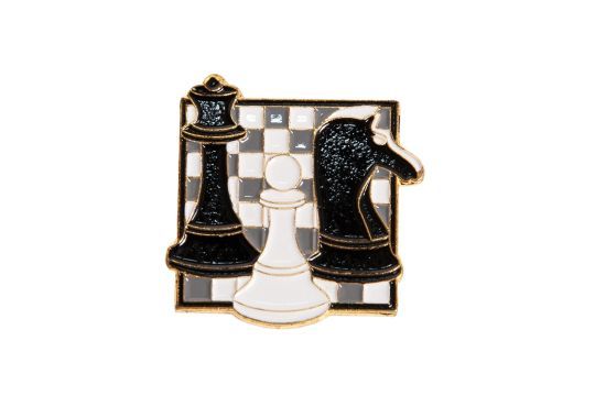 Square Chess Pin