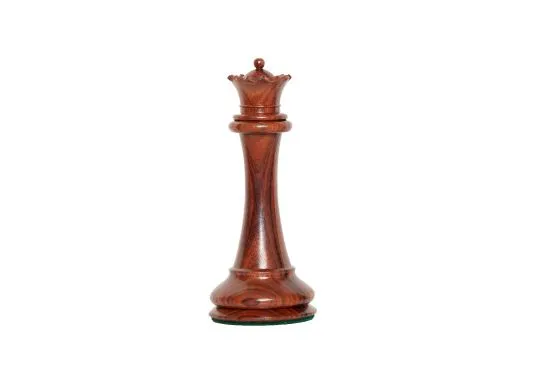 Combo of Paperweight Rook, Bishop & Pawn Chess Pieces in Box Wood & Bud  Rosewood - 4.52