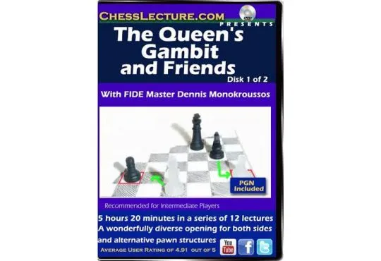 The Queen's Gambit and Friends - 2 DVDs - Chess Lecture - Volume 95 