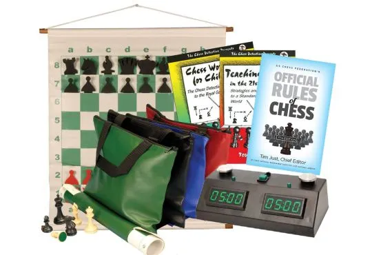 Scholastic Chess Club Starter Kit - For 10 Members - With Zmart Chess Clocks