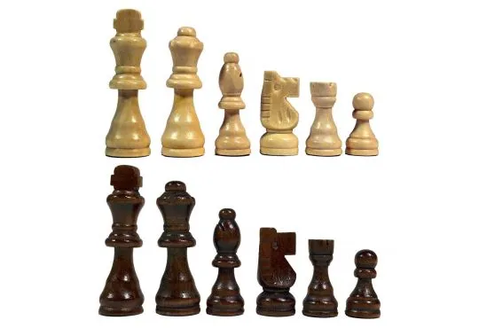 Basic Staunton Wooden Chess Pieces