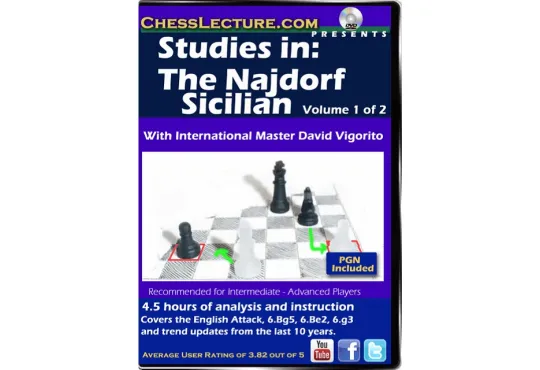 Studies in: The Najdorf Sicilian - 2 DVDs - Chess Lecture - Volume 130